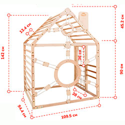 Фото Ігровий комплекс Будинок з гіркою (AAKO001)