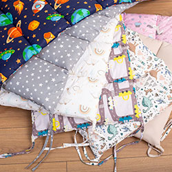 Фото Подушка для арки Стандартного розміру Сірий в зірочки (AARJ049)