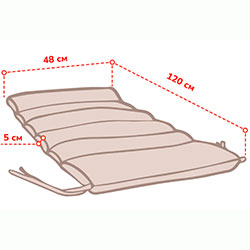 Фото Подушка для арки Великого розміру Сірий в зірочки (AAJW049)