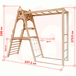 Фото Ігровий комплекс для будинку Вігвам Коло максимальна комплектація №2 (AAVM001)