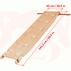 Фото Дитячий ігровий набір 4-в-1 з вігвамом та скеледромом Фісташковий (AAOV001+AAUZ074)