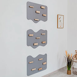 Фото Дитячий ігровий набір 4-в-1 з вігвамом та скеледромом Сірий (AAOV001 + AAUZ072)