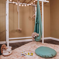 Фото Гойдалка дитяча підвісна Кокон Евкаліптовий (AAUO-UP065)