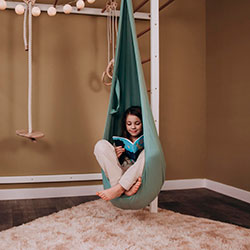 Фото Гойдалка дитяча підвісна Кокон Евкаліптовий (AAUO-UP065)