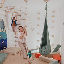 Фото Гойдалка дитяча підвісна Кокон Евкаліптовий (AAUO-UP065)