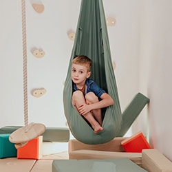 Фото Гойдалка дитяча підвісна Кокон Евкаліптовий (AAUO-UP065)