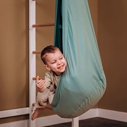 Фото Гойдалка дитяча підвісна Кокон Евкаліптовий (AAUO-UP065)