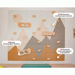 Фото Дитяча стіна для скелелазіння (AAVN068)