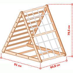 Трикутник Монтессорі з сіткою (AATX001)