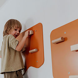 Фото Скеледром для дітей Хмаринка 3 секції Терракот (AAUZ073)