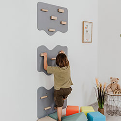 Фото Скеледром для дітей Хмаринка 3 секції Сірий (AAUZ072)