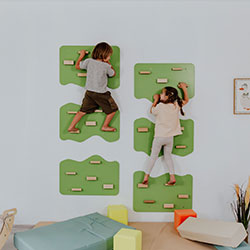 Фото Скеледром для дітей Хмаринка 6 секцій Фісташковий (AAUZ074_1)