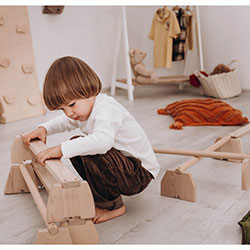 Фото Дитячий балансир Нагель 3 шт Планка 3 шт Натуральний (AACB001)