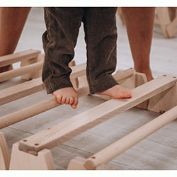 Фото Дитячий балансир Нагель 3 шт Планка 3 шт Натуральний (AACB001)