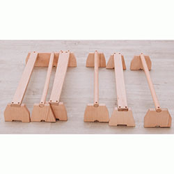 Дитячий балансир Нагель 3 шт Планка 3 шт Натуральний (AACB001)