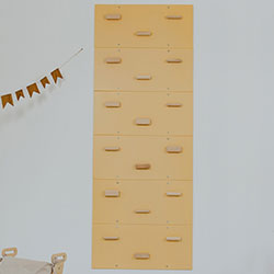 Стіна для Скелелазіння 6 секцій Пісочний (AAVA075)