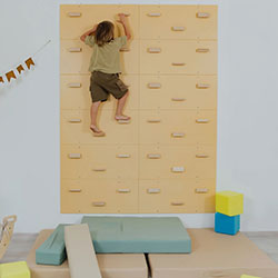 Фото Стіна для Скелелазіння 12 секцій Пісочний (AAVA075_2)