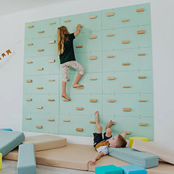 Фото Стіна для Скелелазіння 18 секцій М’ятний (AAVA050_1)