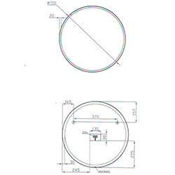 Фото Дзеркало Neo / Нео Round d 700