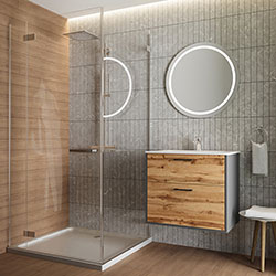 Фото Тумба Afina / Афіна 60 Антрацит + Дуб Вотан