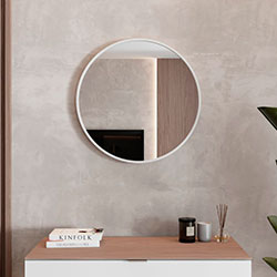 Фото Дзеркало Aluminum Simple (Round) d600 AlumSMR-60 Біле