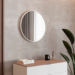 Фото Дзеркало Aluminum Simple (Round) d600 AlumSMR-60 Біле