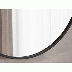 Фото Дзеркало Aluminum Simple (Round) d800 AlumSMR-80 Чорне