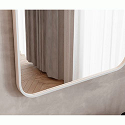 Фото Дзеркало Aluminum Simple прямокутне R4 700*600 AlumSM-70 Біле