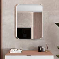 Фото Дзеркало Aluminum Simple прямокутне R4 800*600 AlumSM-80 Біле