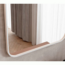 Фото Дзеркало Aluminum Simple прямокутне R4 800*600 AlumSM-80 Біле