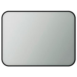 Фото Дзеркало Aluminum Simple прямокутне R4 800*600 AlumSM-80 Чорне