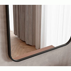 Фото Дзеркало Aluminum Simple прямокутне R4 800*600 AlumSM-80 Чорне