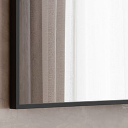 Фото Дзеркало Aluminum Simple (Square) 800*600 AlumSMSq-80 Чорне