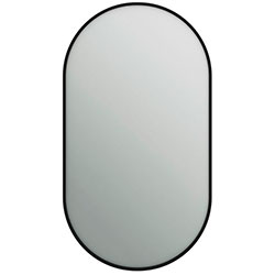 Дзеркало Aluminum Simple (Oval) 500*900 AlumSMOv-50 Чорне
