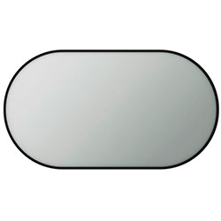 Фото Дзеркало Aluminum Simple (Oval) 500*900 AlumSMOv-50 Чорне