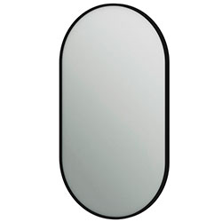Фото Дзеркало Aluminum Simple (Oval) 500*900 AlumSMOv-50 Чорне