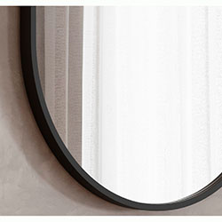 Фото Дзеркало Aluminum Simple (Oval) 500*900 AlumSMOv-50 Чорне