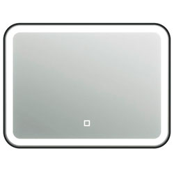 Дзеркало LED Faro прямокутне R4 800*600 FrM-80 Чорне
