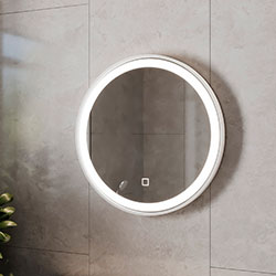 Фото Дзеркало LED Faro (Round) d800 FrMR-80 Біле