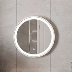 Фото Дзеркало LED Faro (Round) d800 FrMR-80 Біле