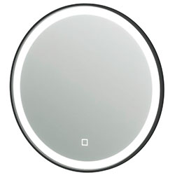 Фото Дзеркало LED Faro (Round) d700 FrMR-70 Чорне