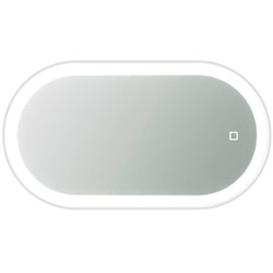 Фото Дзеркало LED Faro (Oval) 500*900 FrMOv-50 Біле