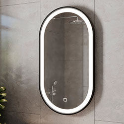 Фото Дзеркало LED Faro (Oval) 500*900 FrMOv-50 Чорне